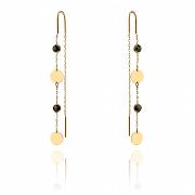 Kolczyki złote pełne koła FUG7-4-K00434-2