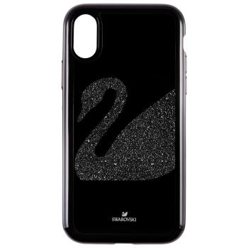 Etui SWAROVSKI • Swan Fabric Smartphone case with integrated Bumper, iPhone® X/XS, Black 5458420