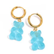 Kolczyki misie jelly love FUGJDE0203009-BL