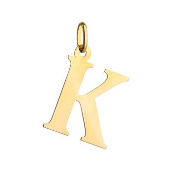 Zawieszka złota literka K FUGK6-Z00149-585