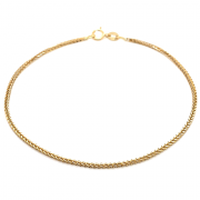 Bransoletka z żółtego złota splot Lisi Ogon FUG2-26-B00612-2