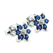 Złote kolczyki z diamentami 1751WS