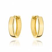 Kolczyki złote gładkie owalne FUG7-17-K01593-2