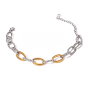 Bransoletka damska dwukolorowa FUGJDB2406001-PS