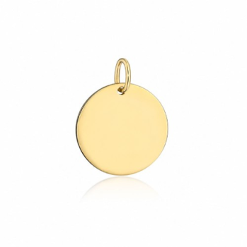 Zawieszka złota pełne kółko FUG6-21-Z00402-2