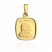Medalik z żółtego złota Jan Paweł II FUG5-9-M00023-2