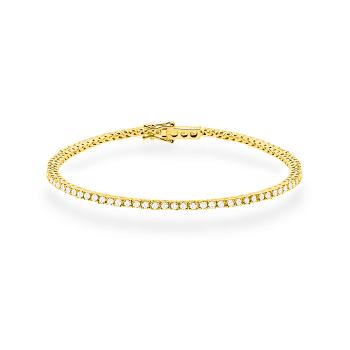 Złota bransoletka z diamentami laboratoryjnymi FB029-585-LD1.84
