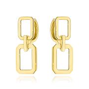 Kolczyki złote prostokąty FUG7-K01736-585