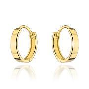 Kolczyki złote gładkie kółka FUG7-K01759-585