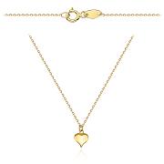 Naszyjnik złoty wypukłe serce FUG3-31-N00639-2