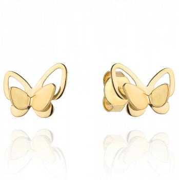 Kolczyki złote motylki FUG7-17-K00754-2