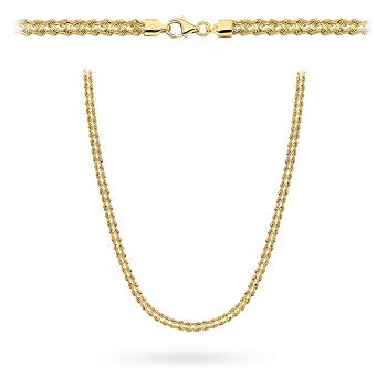 Naszyjnik złoty korda warkocz 45cm FUG3-41-N00635-2