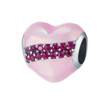 Charms Rożowe serce FUG0357