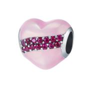 Charms Rożowe serce FUG0357