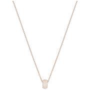 Naszyjnik SWAROVSKI • Stone Round Pendant, Pink, Rose gold plating 5383957 
