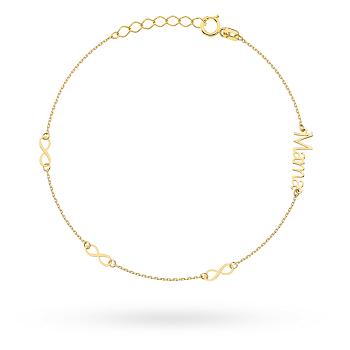Bransoletka złota nieskończoność Mama FUG2-B01126-585