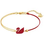 Bransoletka SWAROVSKI • Iconic Swan Bracelet, Red 5465403