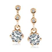 Kolczyki złote z cyrkoniami ZFB5182