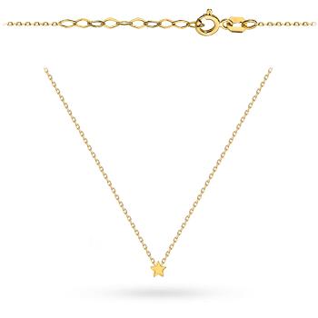Naszyjnik złoty z gwiazdką FUG3-17-N00629-2