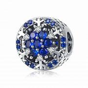 Charms Niebieska śnieżynka FUG0525
