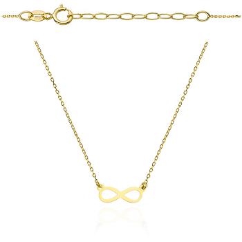 Naszyjnik złoty znak nieskończoności FUG3-N00388-375
