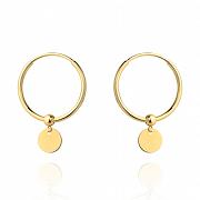 Kolczyki złote koła i kółko FUG7-21-K00572-2