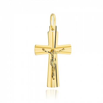 Złoty krzyżyk z wizerunkiem Jezusa FUG4-9-C00101-2