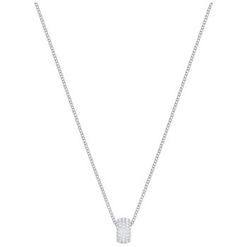 Naszyjnik SWAROVSKI • Stone Round Pendant, White, Rhodium plating 5368042