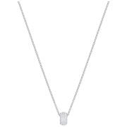 Naszyjnik SWAROVSKI • Stone Round Pendant, White, Rhodium plating 5368042