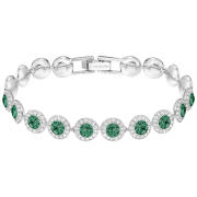 Bransoletka SWAROVSKI • Angelic Bracelet, Green, Rhodium Plating 5237769 