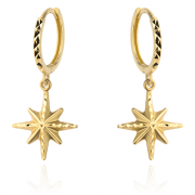 Kolczyki złote gwiazda polarna FUG7-17-K00994-2