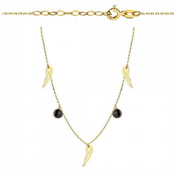 Naszyjnik złoty skrzydał anioła FUGFUG3-4-CN00144-2