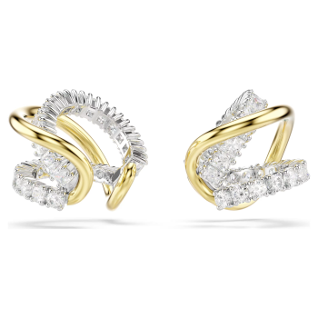 Swarovski nausznice • Hyperbola złote 5742842