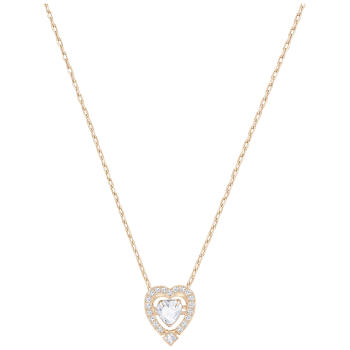 Naszyjnik SWAROVSKI • Sparkling Dance Heart Necklace, White 5284188