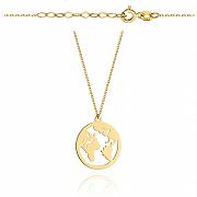 Naszyjnik złoty kula ziemska FUG3-21-CN00190-2