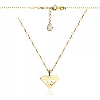 Naszyjnik złoty diament FUG3-4-CN00199-2