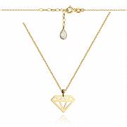 Naszyjnik złoty diament FUG3-4-CN00199-2