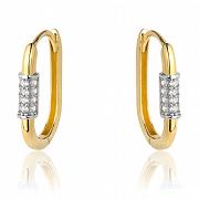 Kolczyki złote cyrkoniami FUG7-31-K01157-2