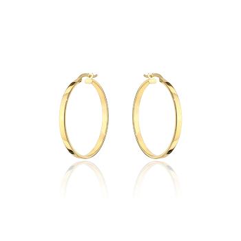 Kolczyki złote kółka szerokie 2,2cm FUG7-17-K01619-2