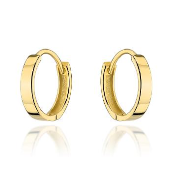 Kolczyki złote gładkie klasyczne kółka FUG7-K01830-585