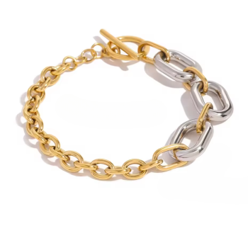 Bransoletka damska dwukolorowa FUGDB2407011