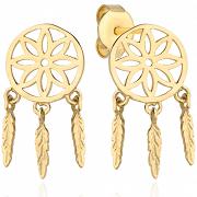 Kolczyki złote łapacz snów FUG7-25-K00824-2