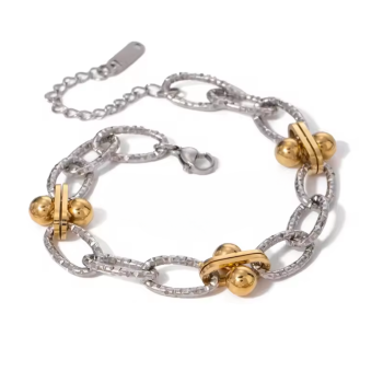 Bransoletka damska dwukolorowa FUGJDB2406002-PS