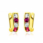 Kolczyki złote z cyrkoniami FZ0047CZ