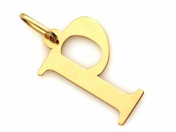 Zawieszka złota literka P FUGZA5616P