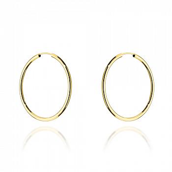 Kolczyki złote kółka 3cm FUG7-33-K00968-2