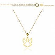 Naszyjnik złoty z aniołkiem FUG3-34-N00585-2