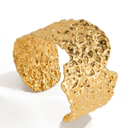 Bransoletka damska złota sztywna mankiet FUGJDB0306056