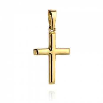 Złoty krzyżyk dwustronny FUG4-21-K00018-2