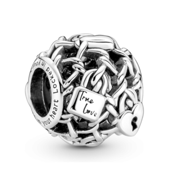 Charms Pandora ażurowe łańcuszki z kłódkami 790071C00 GRAWER GRATIS